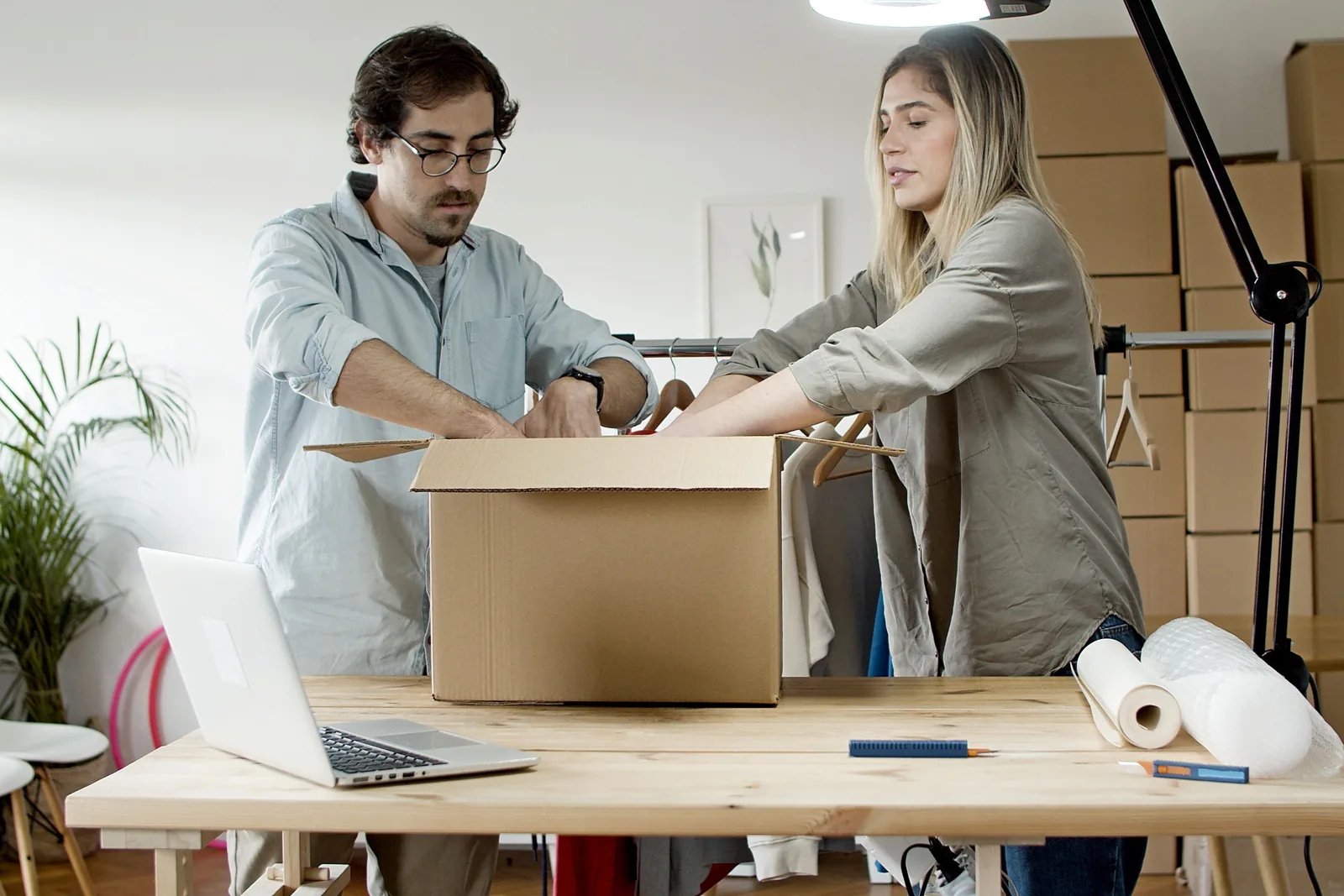 Préparation de commandes e-commerce